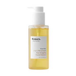 2 in 1 オイルから泡に変わる洗顔料、肌を剥がさない