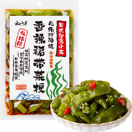 Yunshan Half Instant Spicy Wakame 200g Fresh Stem Segments, Cold Dressed Side Dish, Great with Rice, Pickled Vegetable