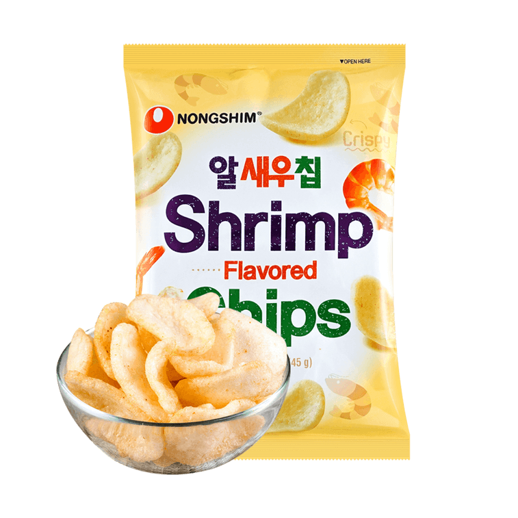 Shrimp Flavored Chips, 1.58 oz *5【5 Packs】 5