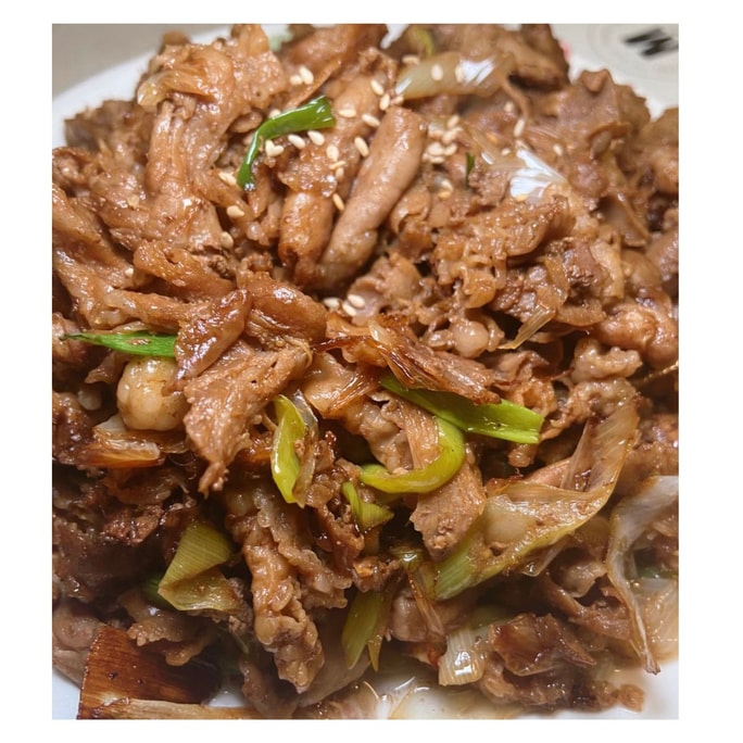 アメリカン・バッファフードの惣菜 ネギ入り牛肉の煮込み（米国産）