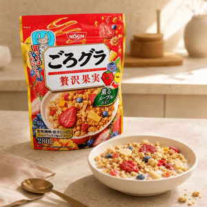 Gorogura Granola,  Premium Fruits Flavor, 9.88 oz【Maple Flavor】【Mixed Fruits】