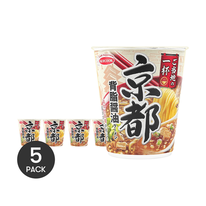 日本ACECOOK 京都背脂醬油拉麵 62g