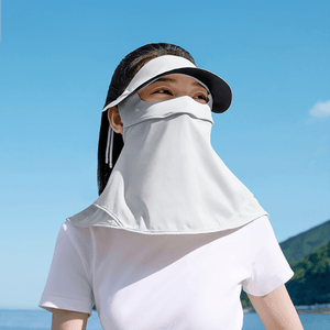 BENEUNDER蕉下 冰屿系列 全脸防晒面罩口罩 护颈脸基尼 蓝烟灰 均码F