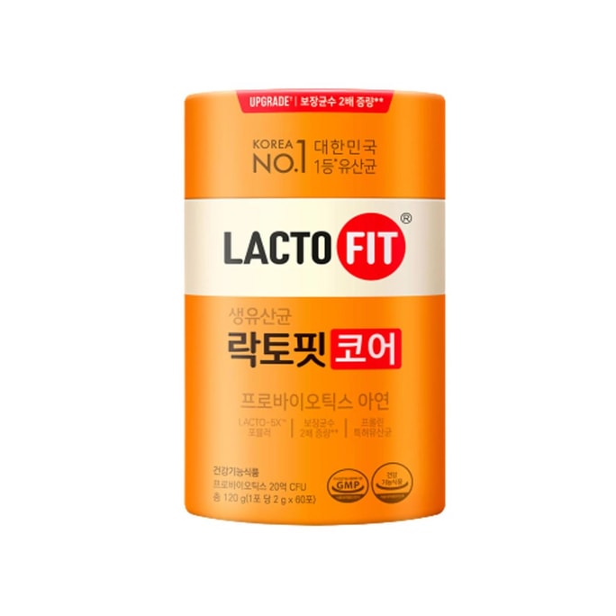 Lacto Fit Korea's No.1 Probiotics Core 2g x 60 sticks