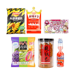 Spicy & Sweet Mixed Snack Bundle Zero Fat Konjac Jelly Chips Soda Combo 28.29 oz