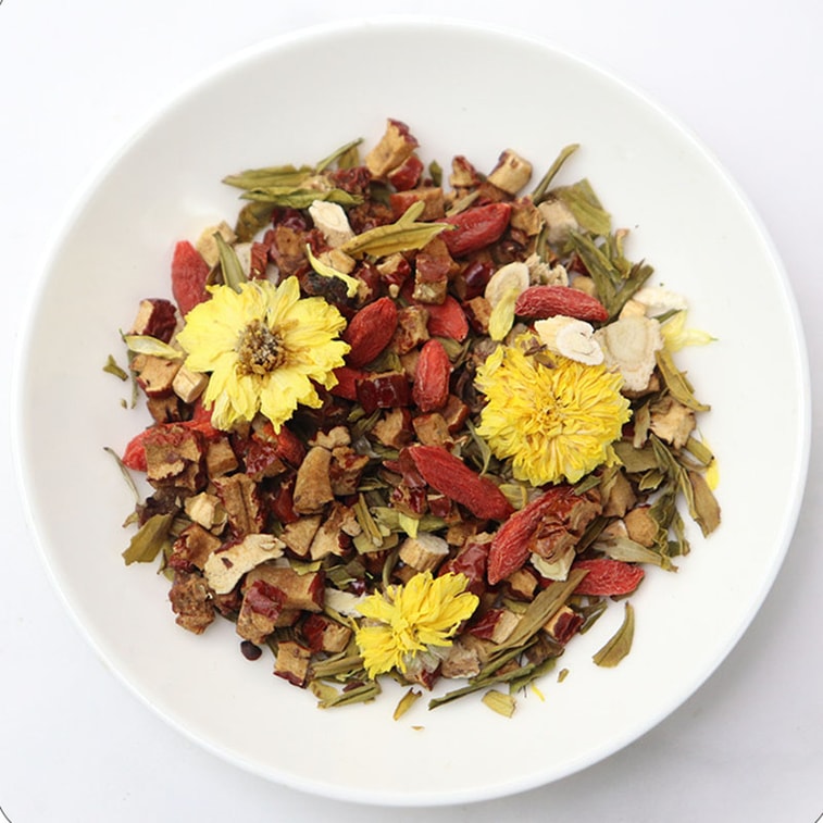【Livraison directe du Canada】Sifanda Thé à l'astragale et au ginseng américain 100g (5g×20p) Astragale sélectionnée, jujube rouge, thé blanc, goji, ginseng américain, chrysanthème et autres ingrédients naturels, sans additifs, thé à base de plantes, thé couramment utilisé au bureau, cadeau de fête 4