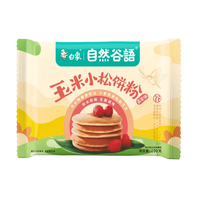 【中國直郵】 BAIXIANG 白象 白象鹹香玉米小鬆餅粉100g*1袋