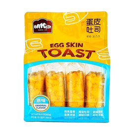 BAKER LEE 手工蛋皮吐司 原味 300g【煎烤蛋皮+绵软吐司 超绝搭配】【营养早餐面包】