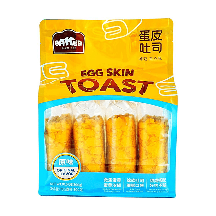 BAKER LEE 手工蛋皮吐司 原味 300g【煎烤蛋皮+綿軟吐司 超絕搭配】【營養早餐麵包】 5