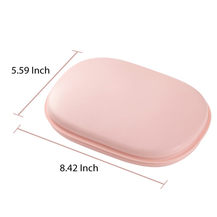 韩国 BANU 充电10分钟温暖一下午 充电热水袋+ 天鹅绒袋子 215x145x45mm 粉红色 1 件 4