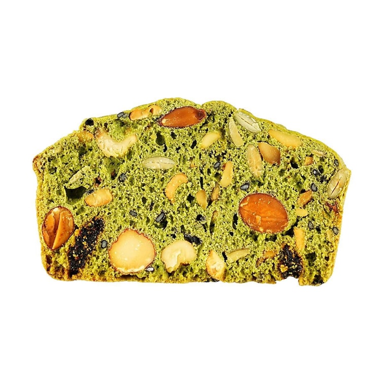 Matcha Biscotti,Honey Nut Cereal Biscuits, 3.53 oz【0 Sugar 0 Additives】 3