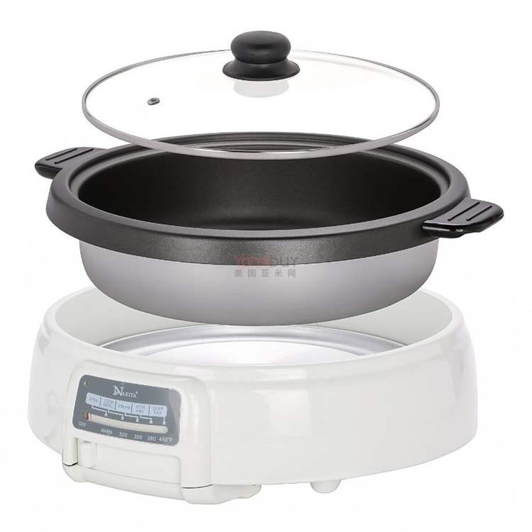 NARITA 【Low Price Guarantee】Multipurpose Electric Hot Pot Shabu Cooker 3.5L  NEC-4000 (1 Year Mfg Warranty) 