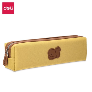 Small Square Bag Pencil Case Simple And Small Fresh Pencil Box Yellow 210*50*55mm