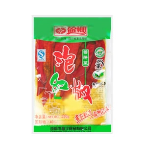 盈棚 红泡椒 220g 四川特产