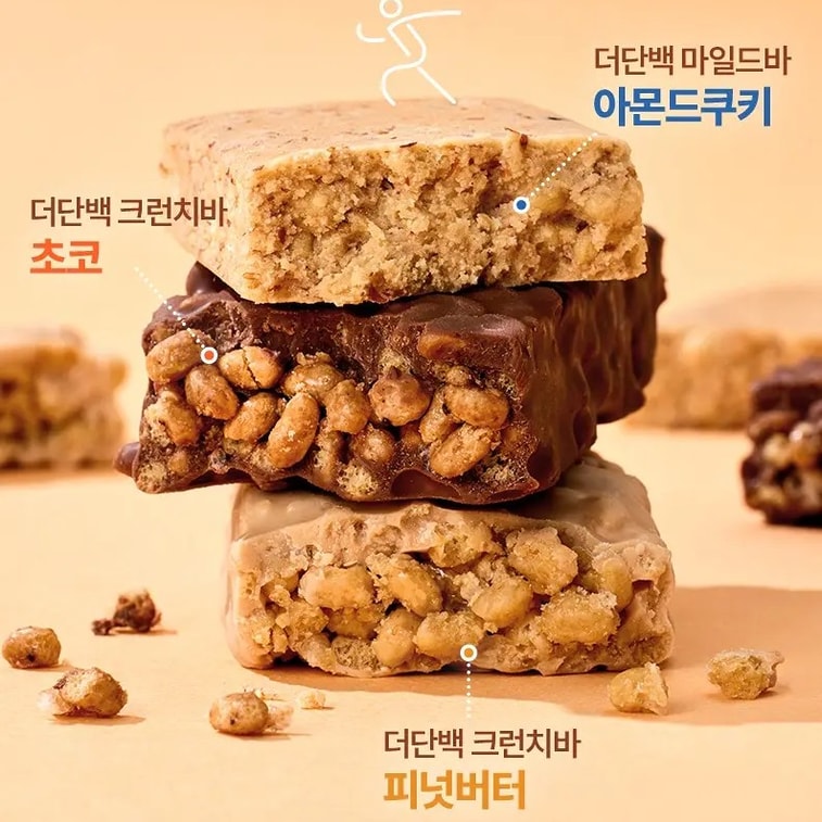 The Protein Bar 1ea 3 Options To Choose (Choco, Peanut Butter, Almond Cookie) The Protein Crunchy Bar #Choco*4bag 3