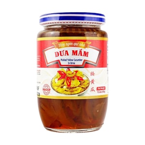 Pickled Yellow Cucumber In Brine -Dua Mam, 15.17 oz