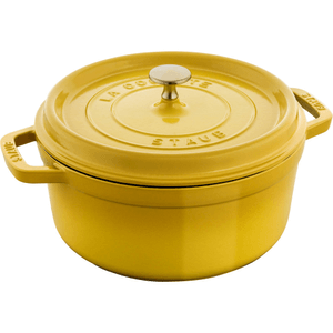 Cast Iron 4-qt Round Cocotte 4-qt / Citron