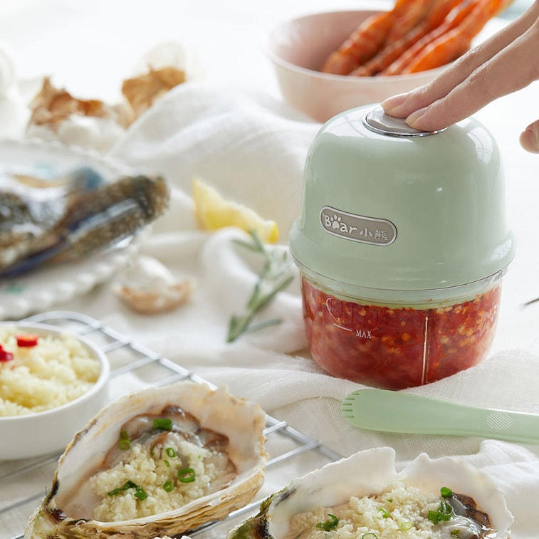 Wireless Electric Multipurpose Garlic Chopper Food Processor Grinder for Meat, Vegetables, Fruits and Nuts, 5.1 fl oz 8
