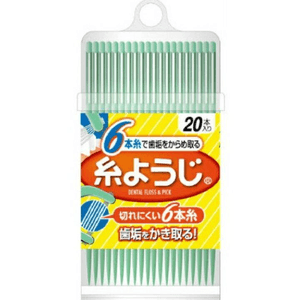 Pharmaceutical Dental Floss Picks [20 pieces in a desktop container]