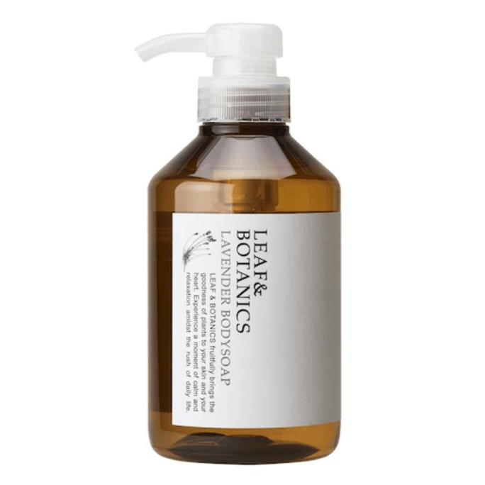 【日本直郵】 日本 松山油脂 Leaf & Botanics 沐浴露薰衣草 400mL