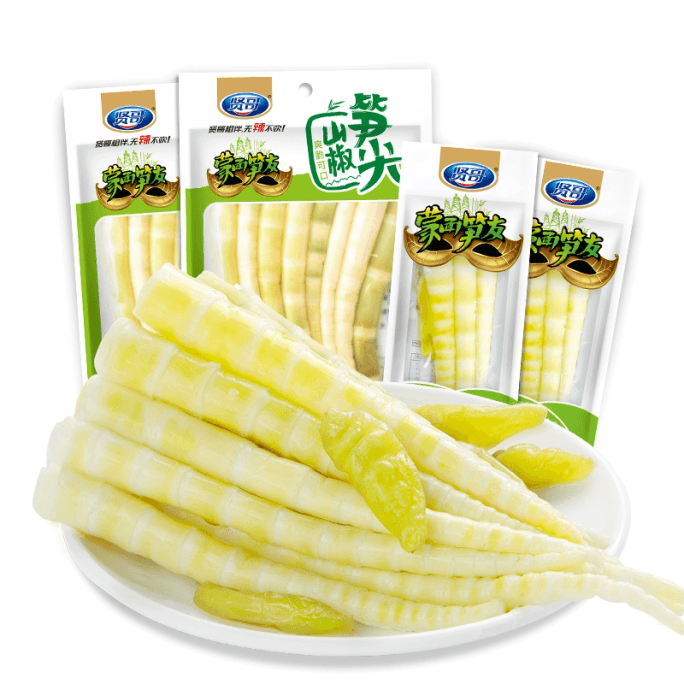 Ready-to-eat wild pepper bamboo shoots tip 70g*1 pack