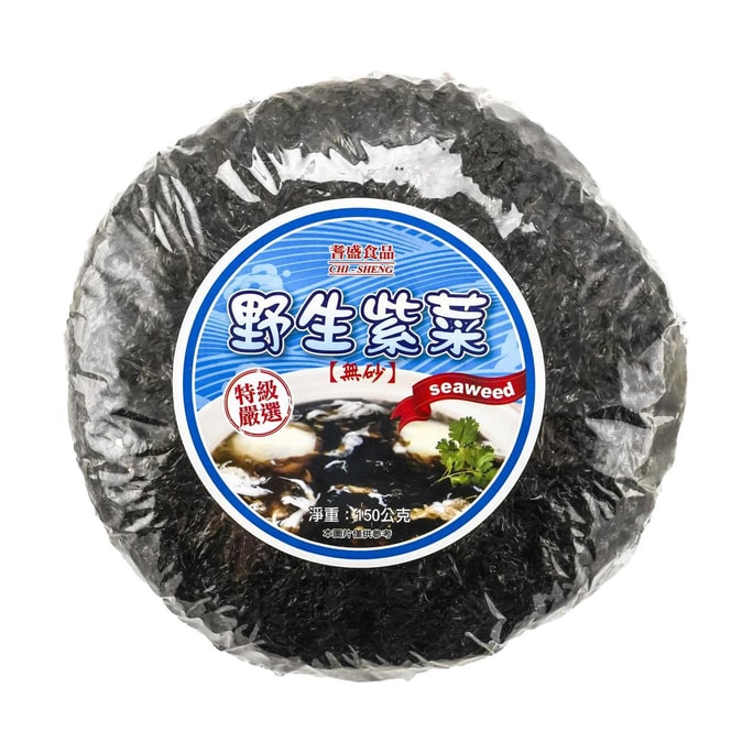 台灣耆盛食品 特級野生無砂紫菜 150g