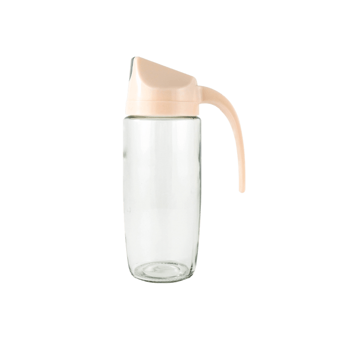 MEIZI Auto Flip Oil Dispenser Bottle Apricot 600ML