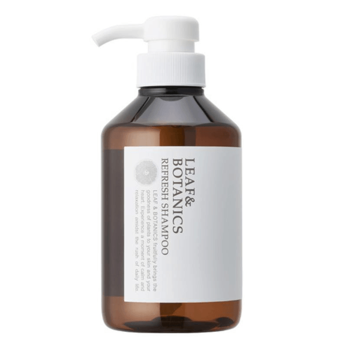 【日本直郵】 日本 松山油脂 Leaf&Botanics 植物清爽洗髮水 400mL