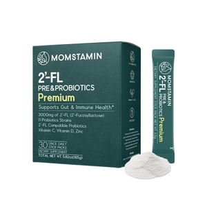 HMO(Human Milk Oligosaccharides) Super Prebiotics and Probiotics for Women Men : Immune Digestive Supplement 30 sticks