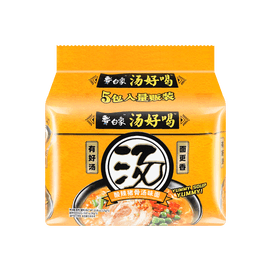 白象方便面 汤好喝 酸辣猪骨汤味 5连包装 129g*5