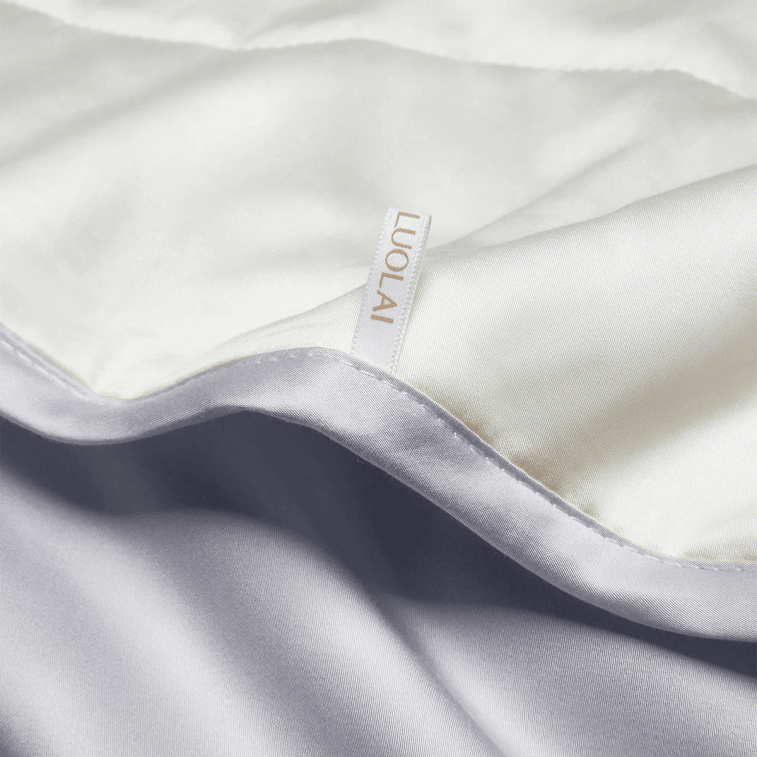 【中國直郵】羅萊家紡 遼安青絲 100%蠶絲被 A類標準 7A抗菌夏+四季被二合一被 150*215cm 適合 Full size 14