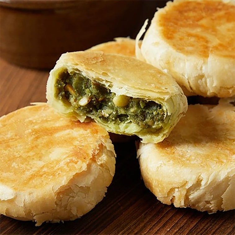 Pure Vegetarian Seaweed Strip & Nut Su-Style Mooncake 80g Mid-Autumn Su-Style Mooncake 3
