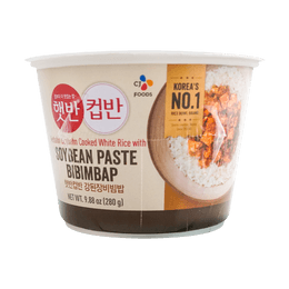 CJ Cooked White Rice with Soybean Paste Bibimbap 280g