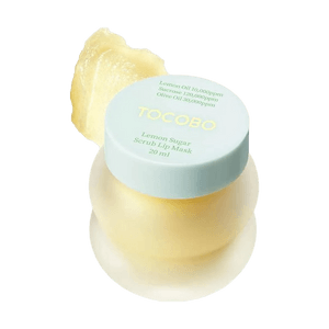Lemon Sugar Scrub Lip Mask, 2-in-1 Sleeping Lip Mask, Vegan, 0.68 fl.oz. - No-Rinse Effective Exfoliation 