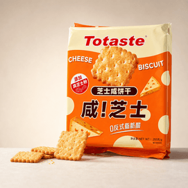 金富士 芝士味咸饼干 255g【浓郁咸芝士味】【咸香酥脆】