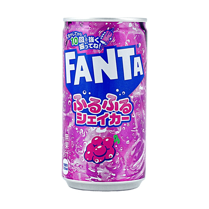 Furufuru Shaker Grape Jelly Soda 6.08 fl oz 【Imported from Japan】【Grape Flavor】【Shaking Jelly】