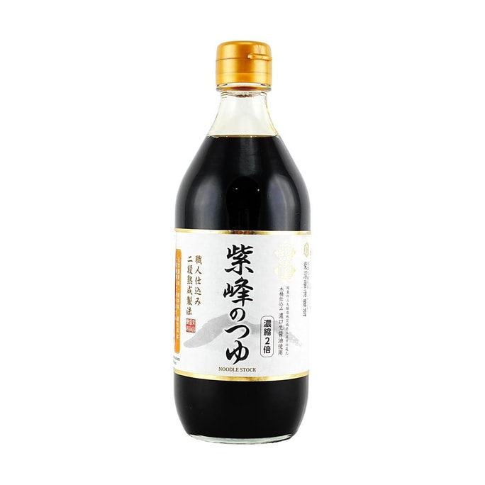 日本SHIBANUMA柴沼酱油 紫峰日式酱油汁  500ml【2倍浓缩】【适合制作荞麦面汤底】