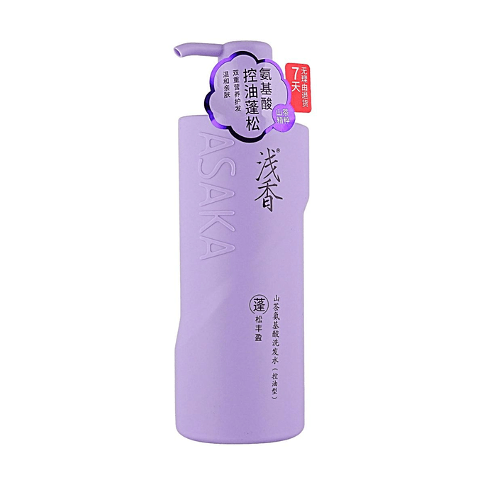 동백 아미노산 샴푸, 오일 컨트롤, 순한 세정, 볼륨감 부여, 473ml (16.91 fl oz)