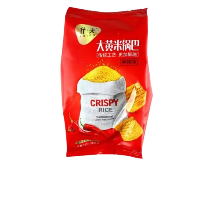 Rhubarb Rice Crispy Snack Spicy Flavor 2 Packs 40g