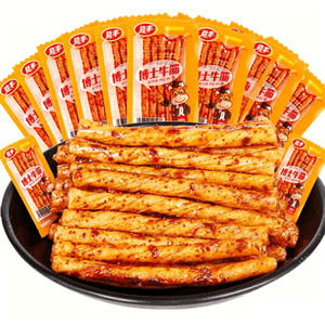 勁豐 博士牛筋 辣條 麻辣麵筋 豆筋 20g*12包 【240g】豆製品辣片 辣棒【懷舊兒時 童年回憶】