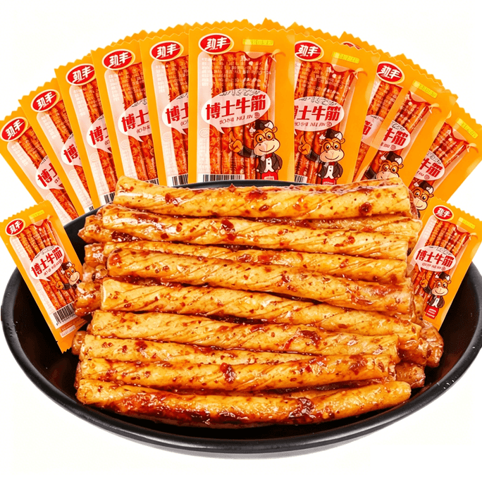 勁豐 博士牛筋 辣條 麻辣麵筋 豆筋 20g*12包 【240g】豆製品辣片 辣棒【懷舊兒時 童年回憶】