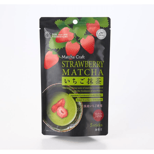 【Expédition directe du Japon】 Poudre de matcha à la fraise TSUBOICHI 10g*5 bâtonnets
