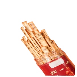 Fortune Cookie with Good Luck, Butter Flavor, Chewy Biscuit, Breakfast Snack, New Year Gift, 200g*1 Can