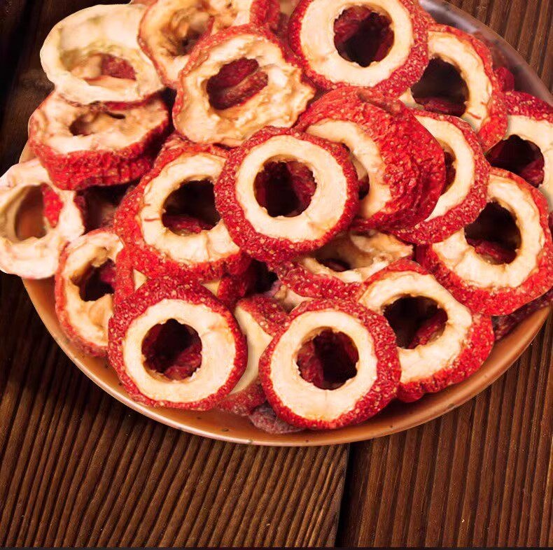 北京同仁堂 山楂干 150g【健脾胃 促消化】泡水特级干山楂片 中药材正宗无添加 无核肉厚消食解腻 降脂降压促进代谢 新老包装随机发货