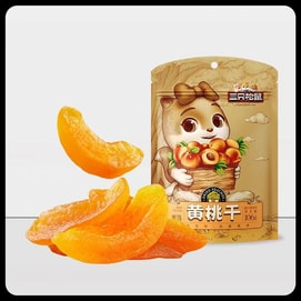 Dried Yellow Peach - Thick Cut Leisure Snack, Preserved Fruit, Dried Peach Meat, 0 Color Low Fat 106g * 1 Bag