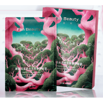 FAN BEAUTY DIARY 麒麟竭菌菇丝发酵修护⾯膜 龙血面膜 急救补水保湿修复 舒缓祛红维稳强韧 32ml*5片【范冰冰品牌】