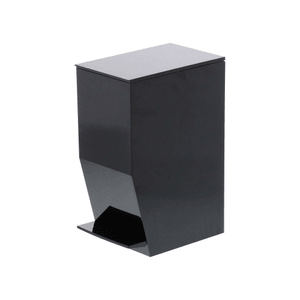 Step Trash Can Black 1 piece