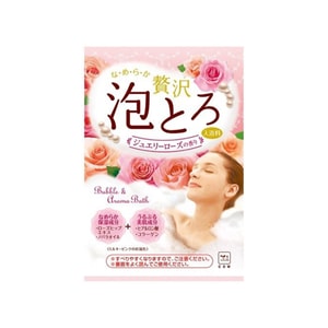 [일본 직배송] COW 카우 밀크 스톤 코스메틱 콜라겐 뷰티 인텐스 버블 배스 에이전트 로즈 향 30g