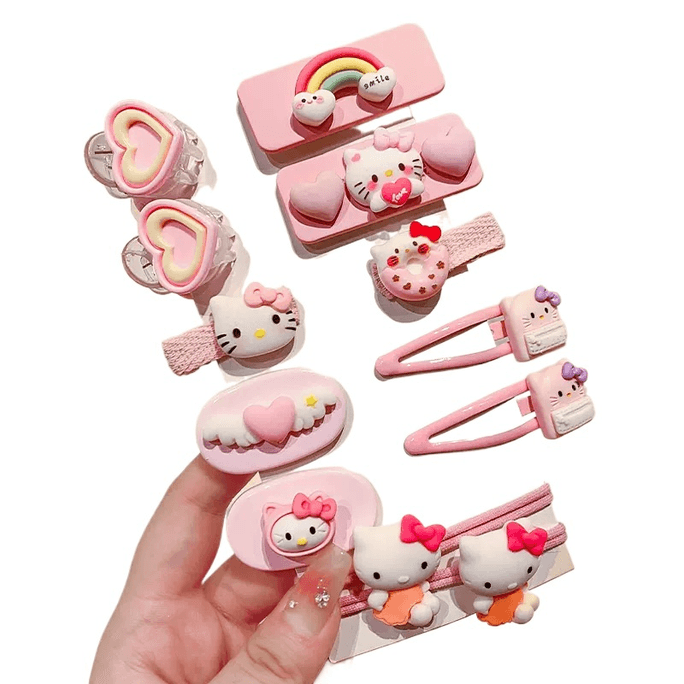 Candy Pink Hello Kitty 12-Piece Set (Bagged Paperless Card)