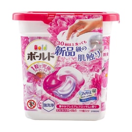 PG Japan Laundry Detergent Beads 4D Gel Ball Floral 11tablets